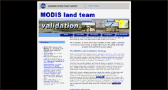 Desktop Screenshot of landval.gsfc.nasa.gov
