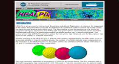 Desktop Screenshot of healpix.jpl.nasa.gov