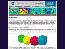 Tablet Screenshot of healpix.jpl.nasa.gov