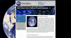 Desktop Screenshot of essp.larc.nasa.gov