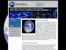 Tablet Screenshot of essp.larc.nasa.gov