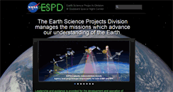 Desktop Screenshot of espd.gsfc.nasa.gov