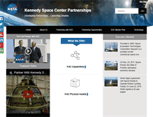 Tablet Screenshot of kscpartnerships.ksc.nasa.gov