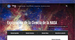 Desktop Screenshot of ciencia.nasa.gov