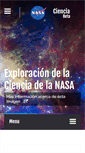 Mobile Screenshot of ciencia.nasa.gov