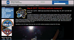 Desktop Screenshot of ams.nasa.gov