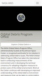 Mobile Screenshot of orbitaldebris.jsc.nasa.gov