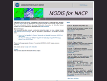 Tablet Screenshot of accweb.nascom.nasa.gov