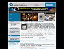 Tablet Screenshot of isru.msfc.nasa.gov