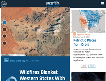 Tablet Screenshot of m.earthobservatory.nasa.gov