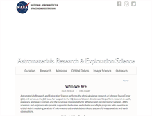 Tablet Screenshot of exploration.jsc.nasa.gov