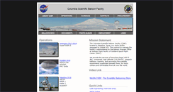 Desktop Screenshot of csbf.nasa.gov