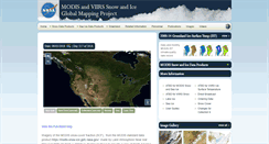 Desktop Screenshot of modis-snow-ice.gsfc.nasa.gov