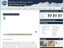 Tablet Screenshot of modis-snow-ice.gsfc.nasa.gov