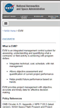 Mobile Screenshot of evm.nasa.gov