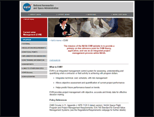 Tablet Screenshot of evm.nasa.gov