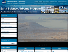 Tablet Screenshot of airbornescience.jpl.nasa.gov