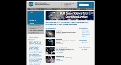 Desktop Screenshot of nssdc.gsfc.nasa.gov