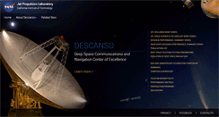 Desktop Screenshot of descanso.jpl.nasa.gov