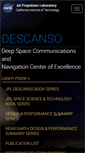 Mobile Screenshot of descanso.jpl.nasa.gov