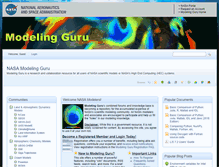 Tablet Screenshot of modelingguru.nasa.gov