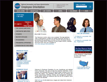 Tablet Screenshot of employeeorientation.nasa.gov