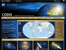 Tablet Screenshot of cddis.nasa.gov