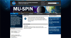 Desktop Screenshot of muspin.gsfc.nasa.gov