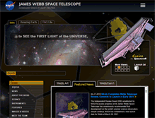 Tablet Screenshot of jwst.nasa.gov