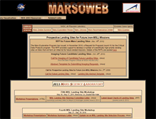 Tablet Screenshot of marsoweb.nas.nasa.gov