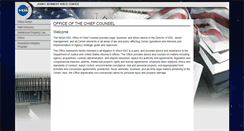 Desktop Screenshot of chiefcounsel.ksc.nasa.gov
