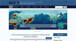 Desktop Screenshot of nccs.nasa.gov