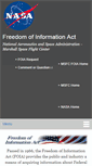 Mobile Screenshot of foia.msfc.nasa.gov