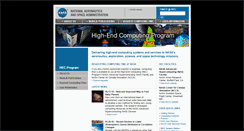 Desktop Screenshot of hec.nasa.gov