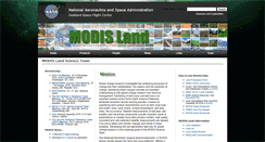 Desktop Screenshot of modis-land.gsfc.nasa.gov