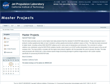 Tablet Screenshot of masterprojects.jpl.nasa.gov
