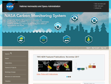 Tablet Screenshot of carbon.nasa.gov