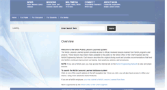 Desktop Screenshot of llis.nasa.gov
