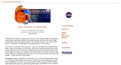 Desktop Screenshot of cosmicopia.gsfc.nasa.gov