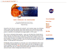 Tablet Screenshot of cosmicopia.gsfc.nasa.gov