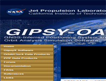 Tablet Screenshot of gipsy-oasis.jpl.nasa.gov