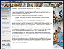 Tablet Screenshot of getmoving.ksc.nasa.gov