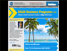 Tablet Screenshot of osbp.nasa.gov