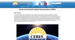 Desktop Screenshot of ceres.larc.nasa.gov