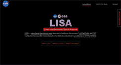 Desktop Screenshot of lisa.nasa.gov