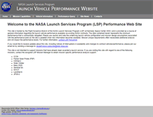 Tablet Screenshot of elvperf.ksc.nasa.gov