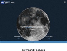 Tablet Screenshot of moon.nasa.gov