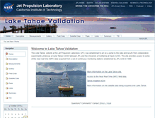 Tablet Screenshot of laketahoe.jpl.nasa.gov