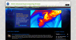 Desktop Screenshot of nas.nasa.gov